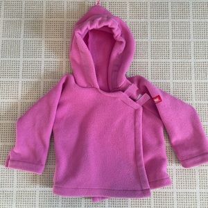 Widgeon Fleece Coat, Size 18 months, Magenta Pink
